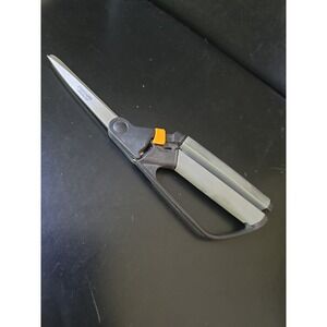 Fiskars Easy Action Black Scissors Long Quilting Stainless Steel Crafts 10 Inch